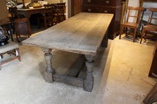 Table Oak refectory farmhouse
