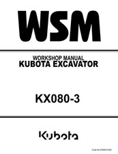 KUBOTA EXCAVATOR KX080-3