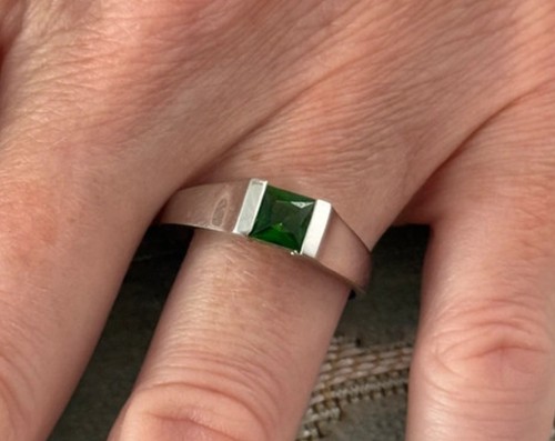 Russian chrome diopside - chrome,