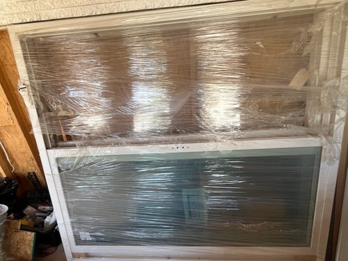 One white patio door - 72, x