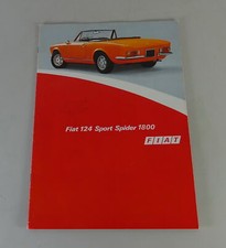 Brochure Fiat 124 Sport Spider