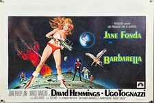 Vintage original Belgian movie poster Barbarella (1968) Jane Fonda