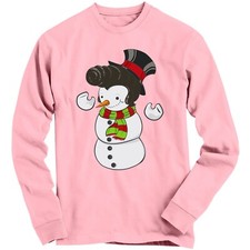1Tee Kids Girls Snowman With