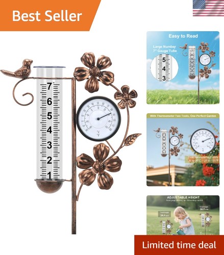 Rain gauge outdoor with - gauge,