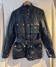BELSTAFF Malenotti Era Made in Italy Roadmaster Waxed Cotton Jacket Ladies Small