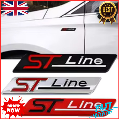 Metal line badge emblem - 3d,