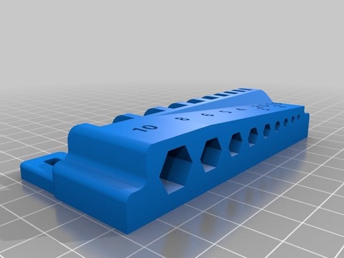 Printed hex key holder - hex,