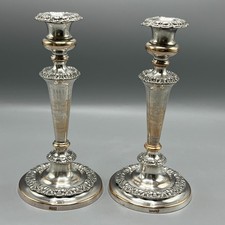 Pair Antique Candlesticks Old