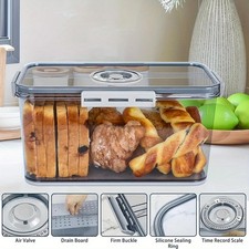 Clear Bread Box Airtight Bread