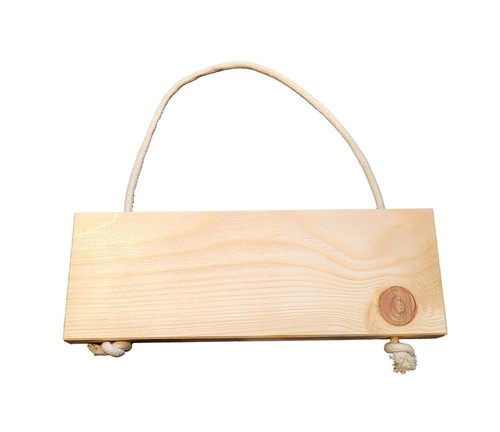 Wooden hanging plaque - wooden,