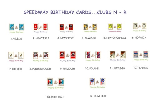 Speedway retro programme - retro,