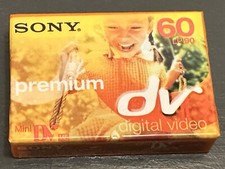 Sony DVM60PR3 Mini DV Premium SP 60 LP 90 Digital Video Cassette Tapes Sealed...
