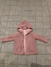 Baby Girls Hooded Jumper Jacket 3-6 Months