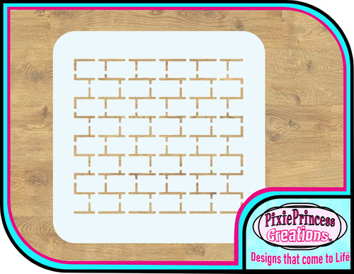 Pattern brick mylar - x,