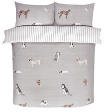 Dog Print Duvet Cover Set