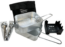 Mess Tins Cooking Set Festival Chef Set / Camping Fishing Cadets Army Cook Set