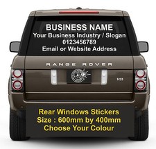 CAR Rear Window Stickers