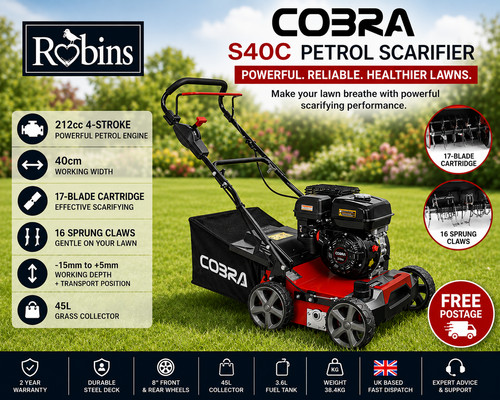 Cobra s40c 212cc - 16, in