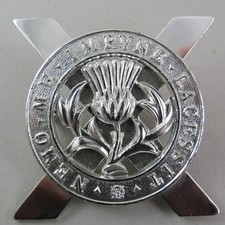 Military Anodised Badge The Lowland Infantry Brigade British Army