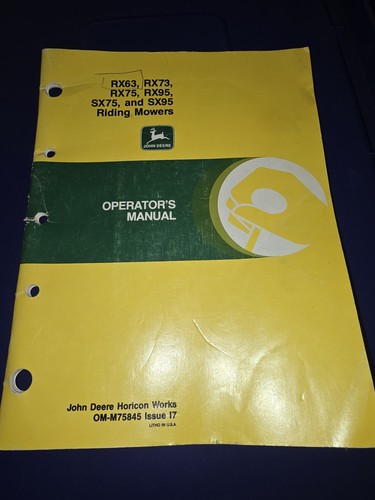 1987 john deere riding - 1987, mowers