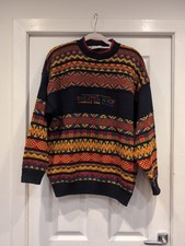 The Sweater Shop Vintage 90s Abstract Knitted Jumper Size XLarge