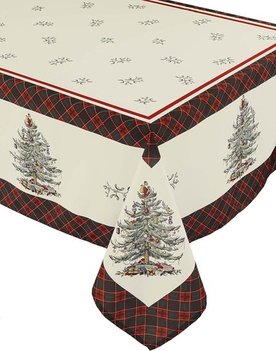 Spode fabric tablecloth - -,