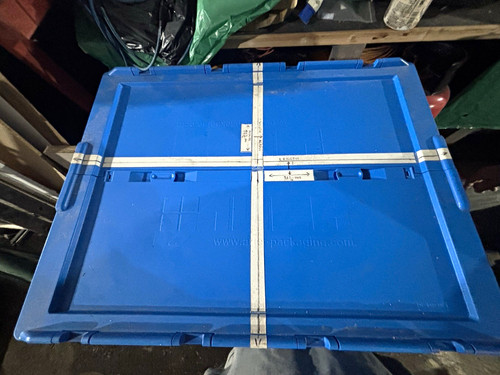 Blue plastic industrial - plastic,