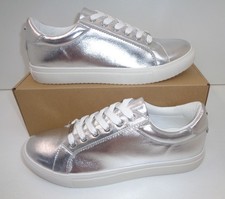 OFFICE Ladies Womens Shoes Trainers Silver Lace Up Comfy RRP £44 New UK Size 6