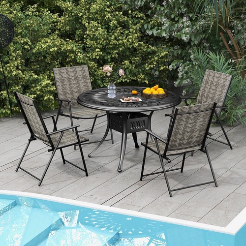 Set patio folding chairs - of, 2