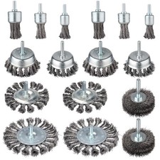 16 Pcs Twist Knot Wire Wheel