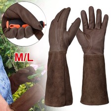 M/L Leather Gardening Mitts