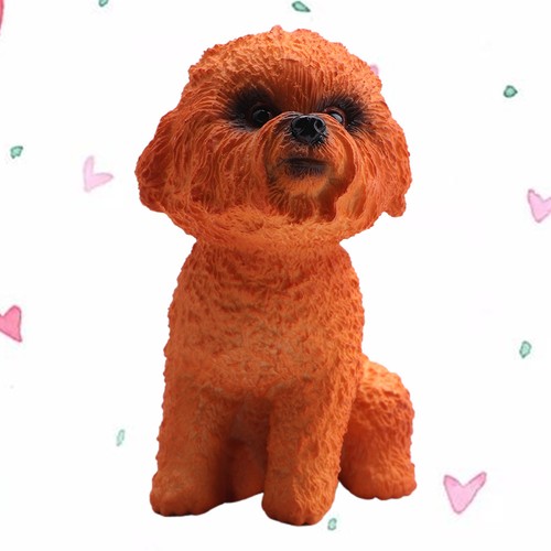 Bichon frise statue outdoor - statue,