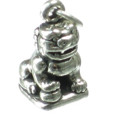 Foo Fu Dog sterling silver