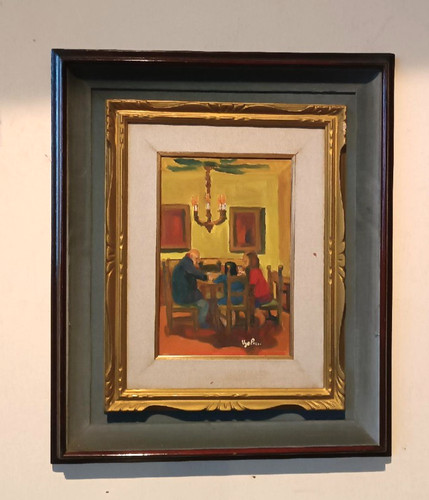 Oil figure painting - figure,