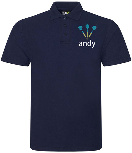 Personalised darts polo - personalised, shirt