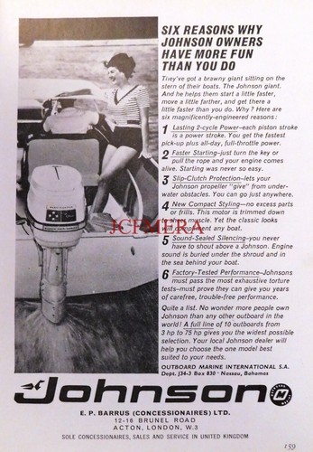 Johnson marine outboard - marine,