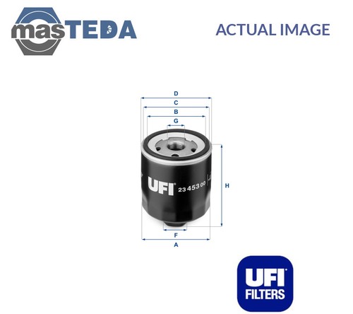2345300 engine oil filter - filter, ufi