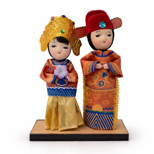 Vintage chinese couple - couple, dolls