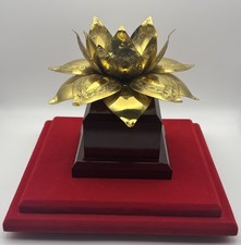 Gold Lotus Flower Buddhist