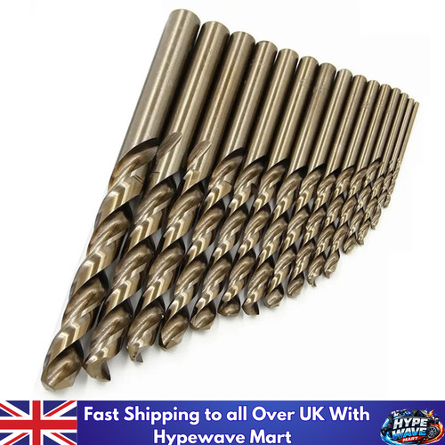 15pcs cobalt hss - drill, set