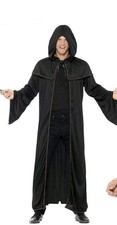 Black Wizard Cloak Mens Ladies