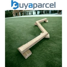Bespoke Outdoor Wooden Zig Zag