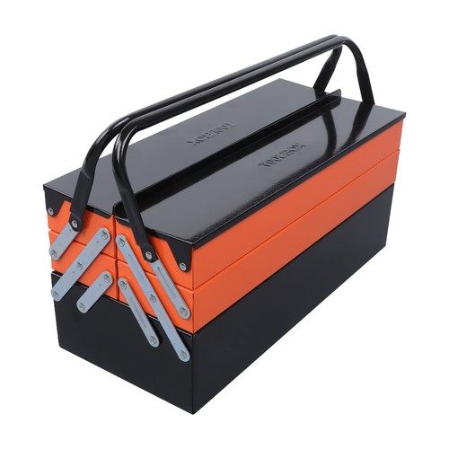 Metal tool box 3 tier - 18-in,