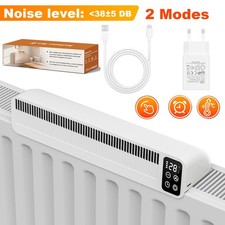 Radiator Fan Rechargeable Smart Heating booster Energy Saving Quiet Triple Fan