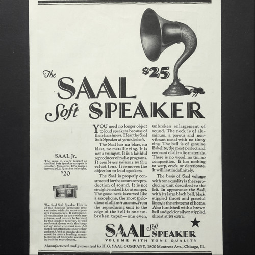 Saal soft speaker - saal,