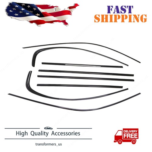 Gloss black window strip - gloss,