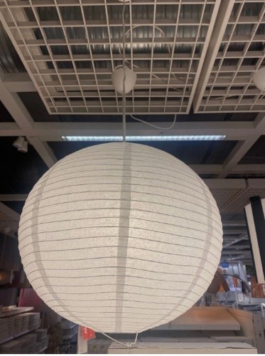 White paper lampshade ceiling - white,