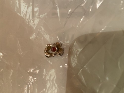 Pandora silver garnet and