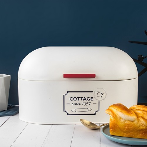 Large bread bin metal - large,