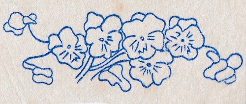 Vintage embroidery transfer - embroidery,
